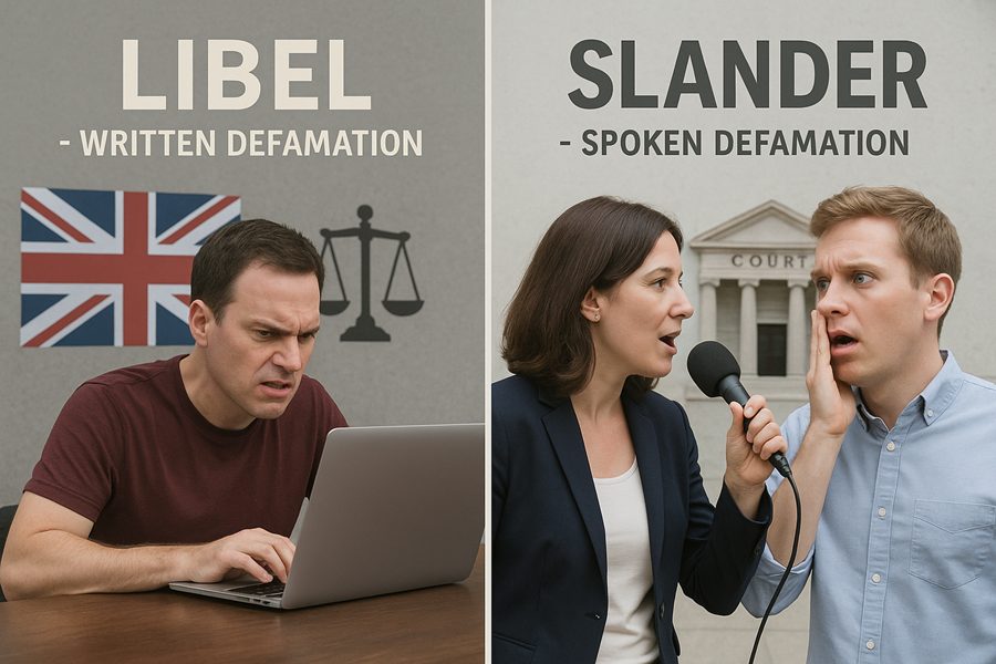 Libel vs slander What's the difference under UK law