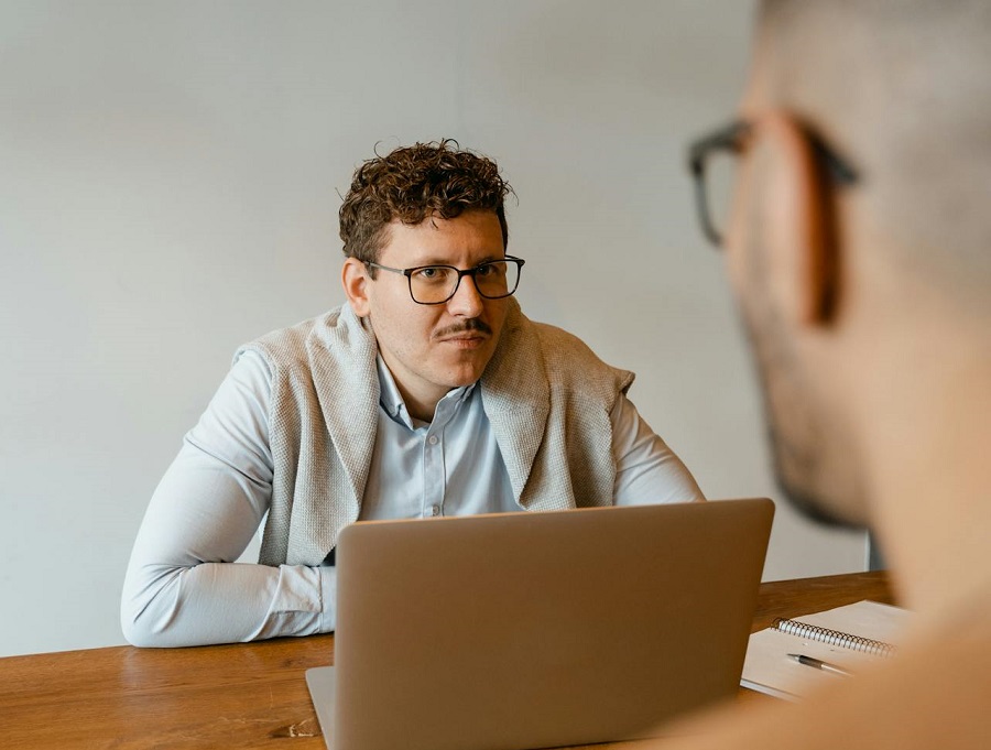 businessman meeting and job interview